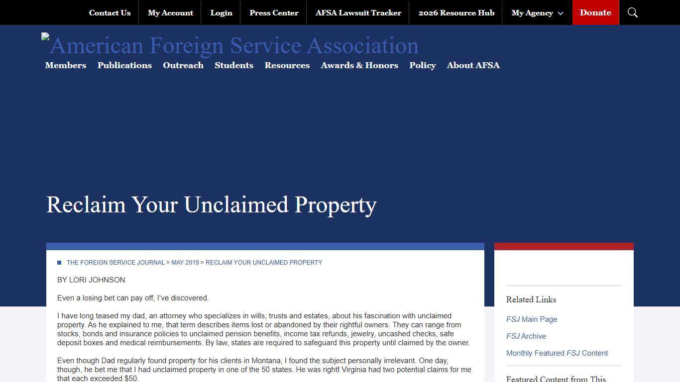 Reclaim Your Unclaimed Property
